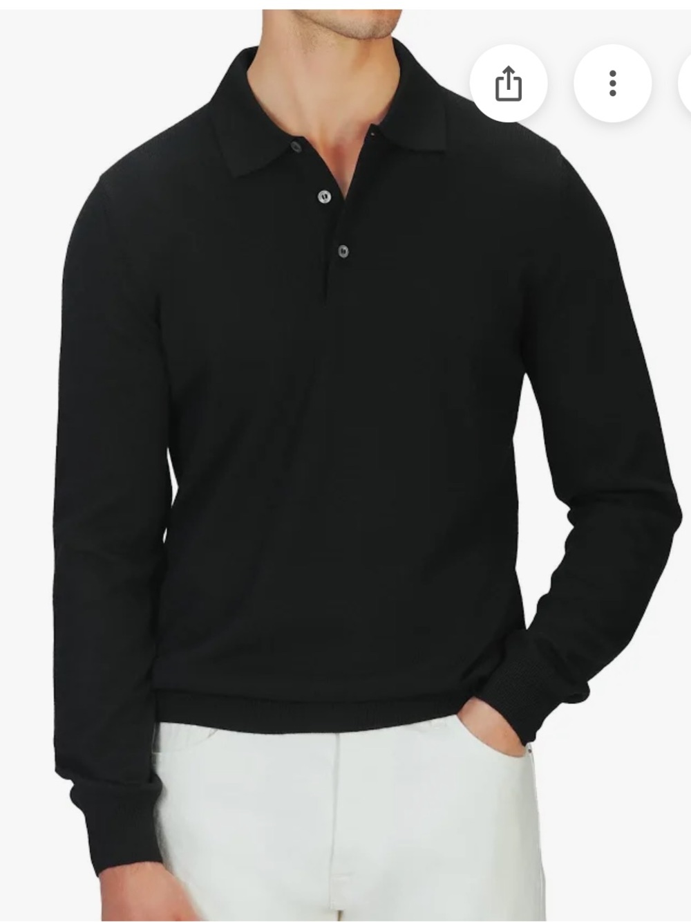 Gran Sasso Mens Wool Blend Polo Sweater